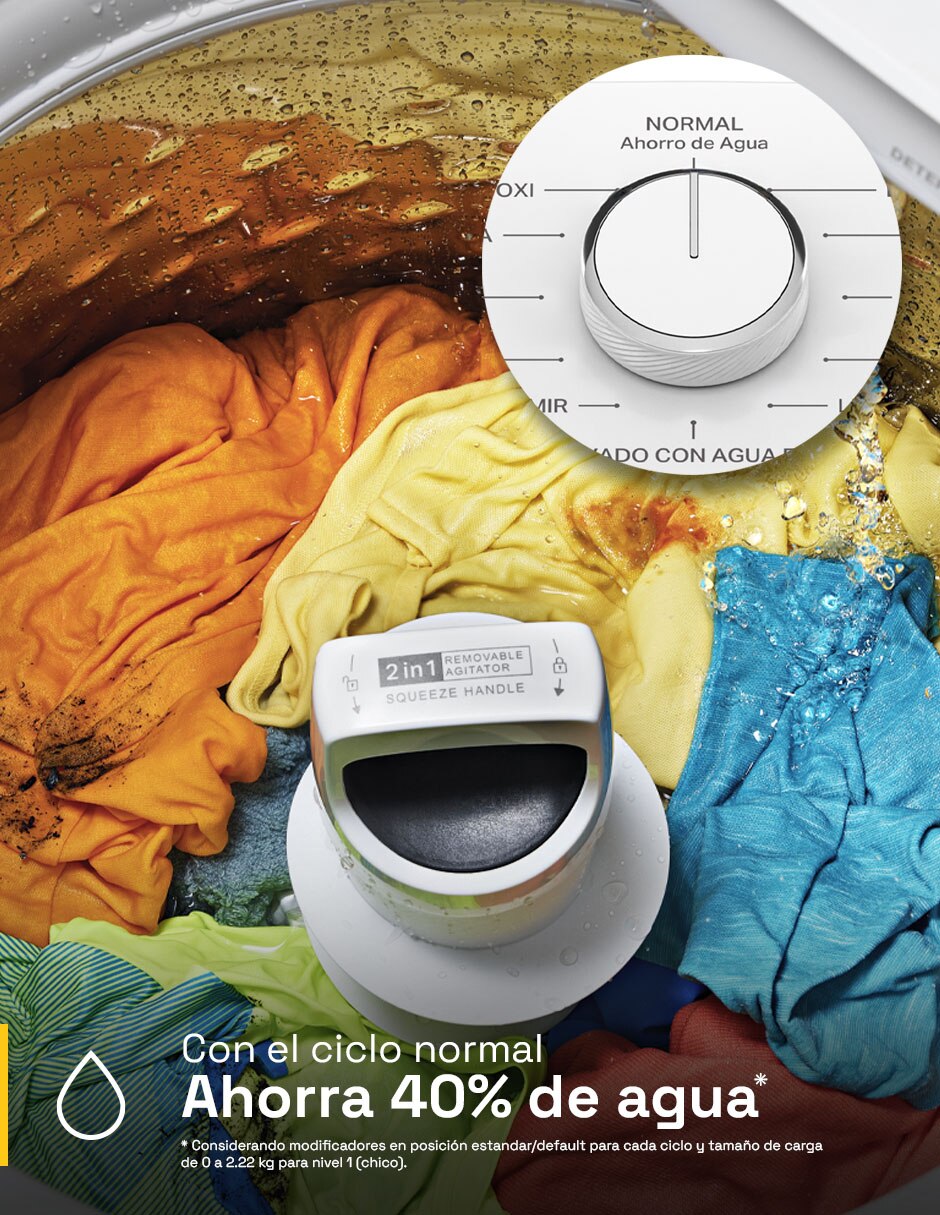 Lavadora 22 kg automática carga superior 7MWTW2217TW 11